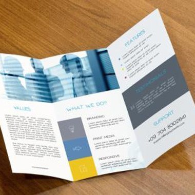 印象广告 专业消毒剂销售折页设计，助力品牌传播与销售提升